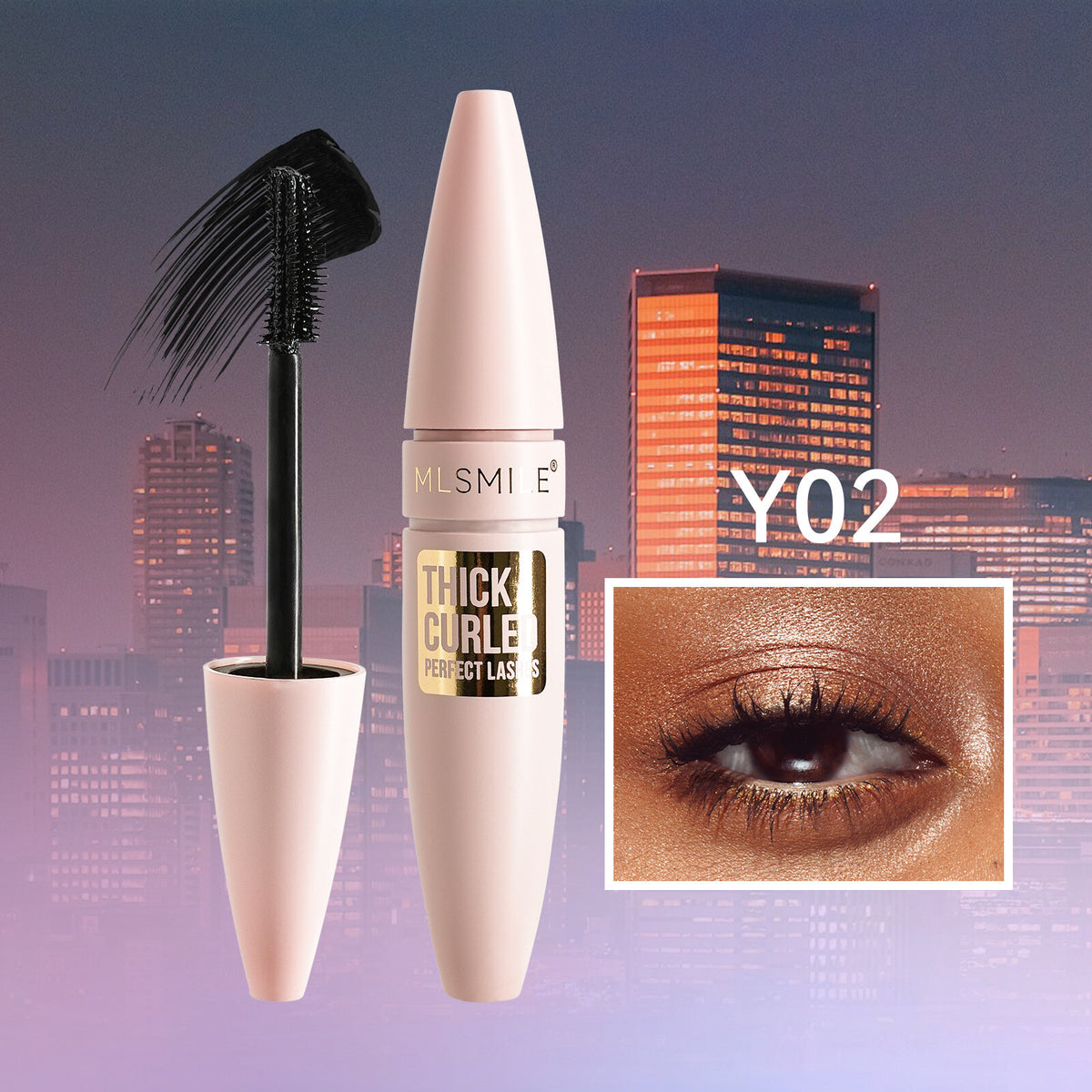 3D Volumizing Mascara Lengthening, Curling, Waterproof, Smudge-Proof Eye Makeup