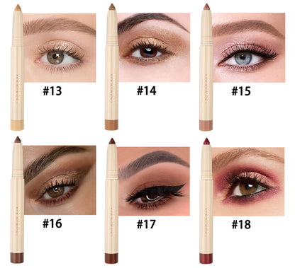 2-in-1 Eyeliner Eye Shadow Stick Quick Dry Velvet Matte Waterproof Long Lasting
