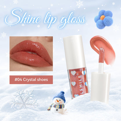 Lip Oil Balm Shiny Pearl Long-lasting Lip Gloss for Women Moisturizing Lip Tint