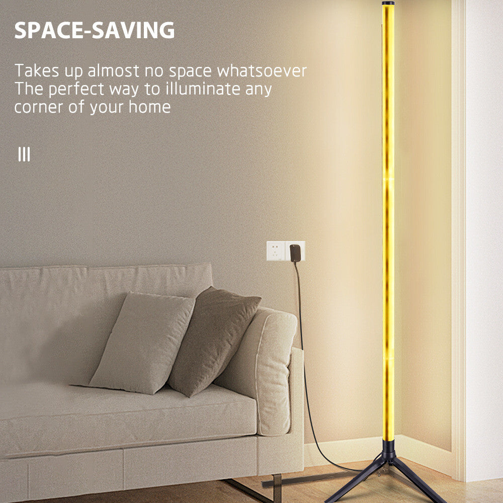RGB intelligent atmosphere floor lamp bedroom live broadcast LED corner lamp