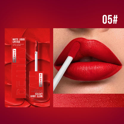 6 Colors Glitter Matte Lip Gloss Lasting Moisturizing Liquid Lipstick Lip Glaze