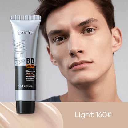 1.06oz BB Cream For Men Makeup Base Cover Flaws Oil Control Anti-Aging