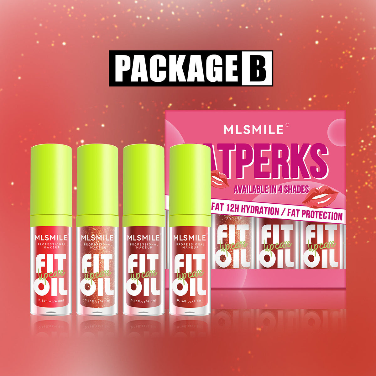 8 Color Lip Gloss Lip Oil Lip Glaze Moisturizing Mirror Long-lasting Pearl Beep