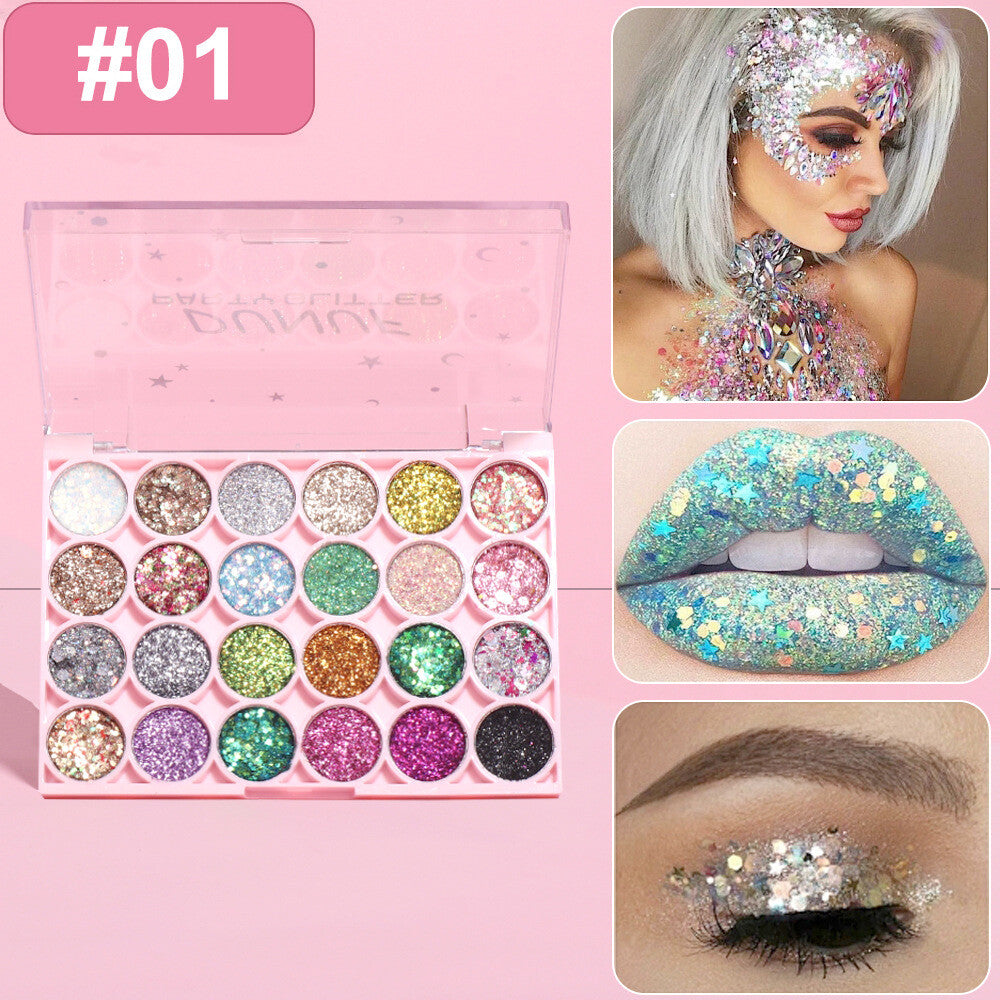 24 Colors Eyeshadow Palette Shimmer Glitter Matte Eye Shadow Professional