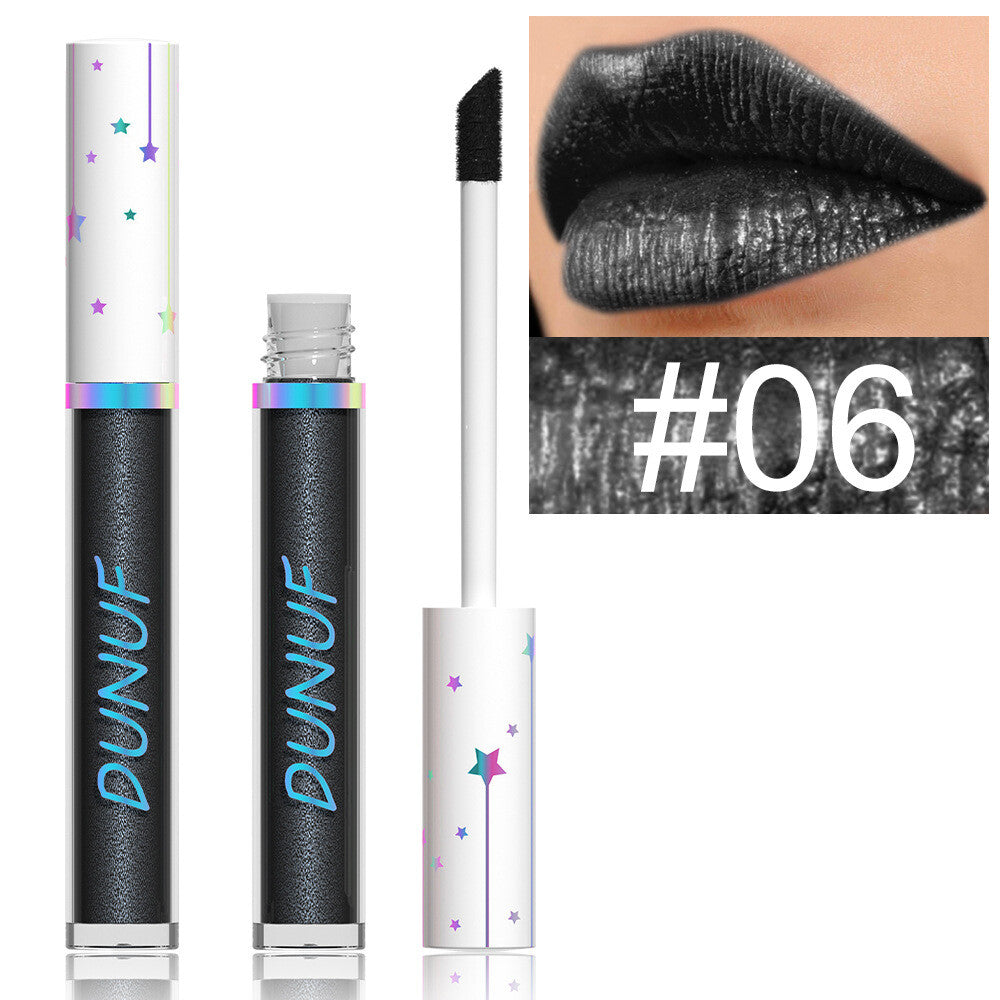 12 Color Shimmer Liquid Lipstick Long Lasting Waterproof Glossy Finish Lip Gloss