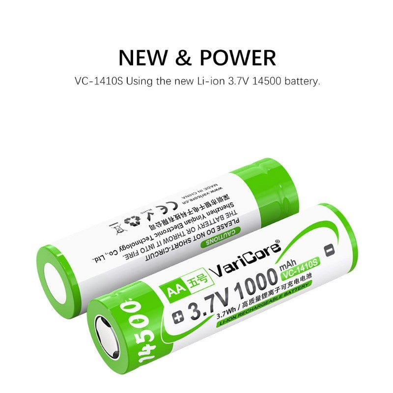 VariCore VC-1410S AA 1000mAh Li-ion Battery for Toys Flashlight Tools