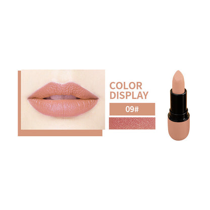 12-Color Bullet Lipstick ✨ Velvet Matte Finish 💋 Transfer-Resistant & Creamy