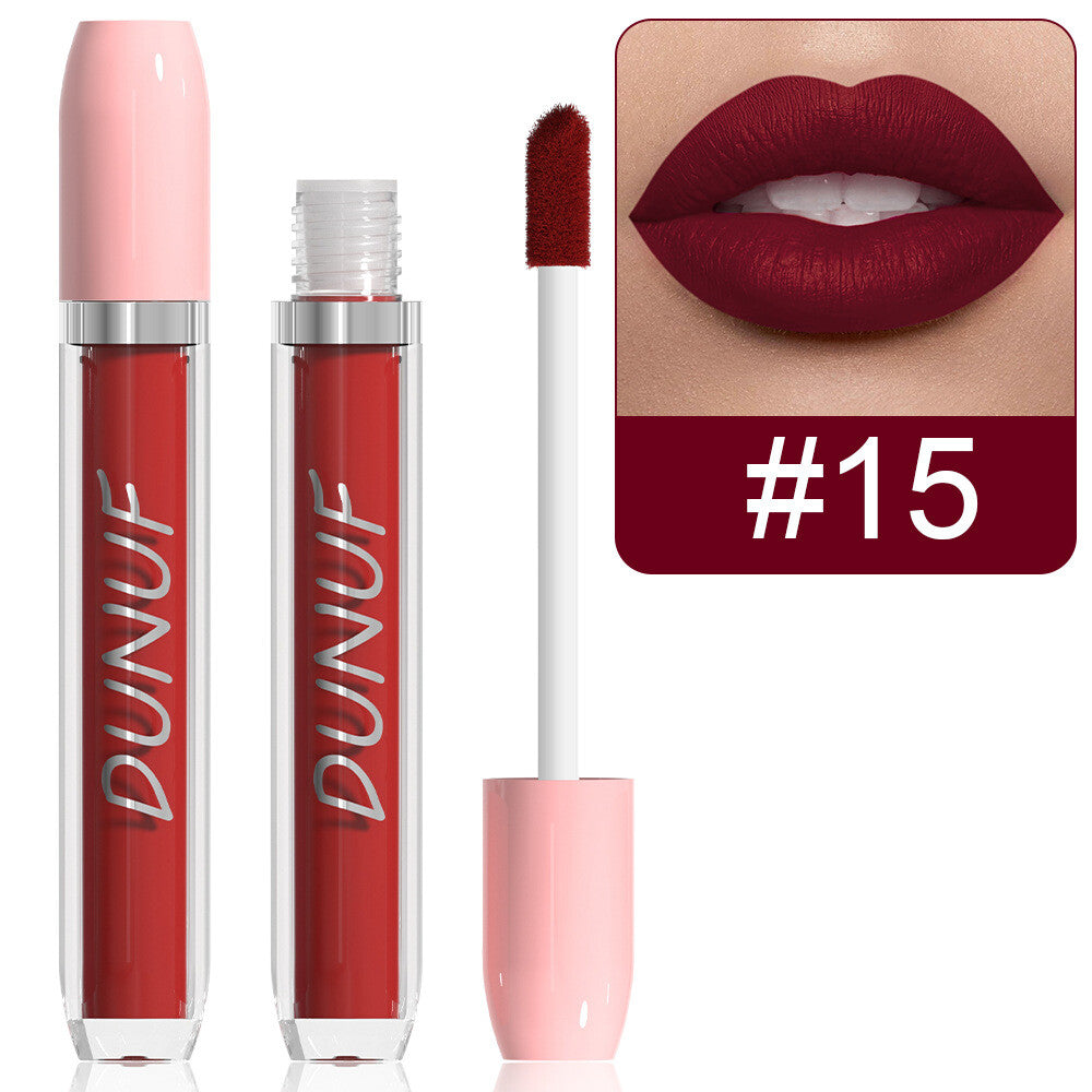 Matte Velvet Liquid Lipstick 25 Colors Lip Gloss Waterproof Non-Sticky