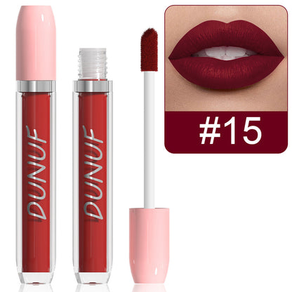Matte Velvet Liquid Lipstick 25 Colors Lip Gloss Waterproof Non-Sticky
