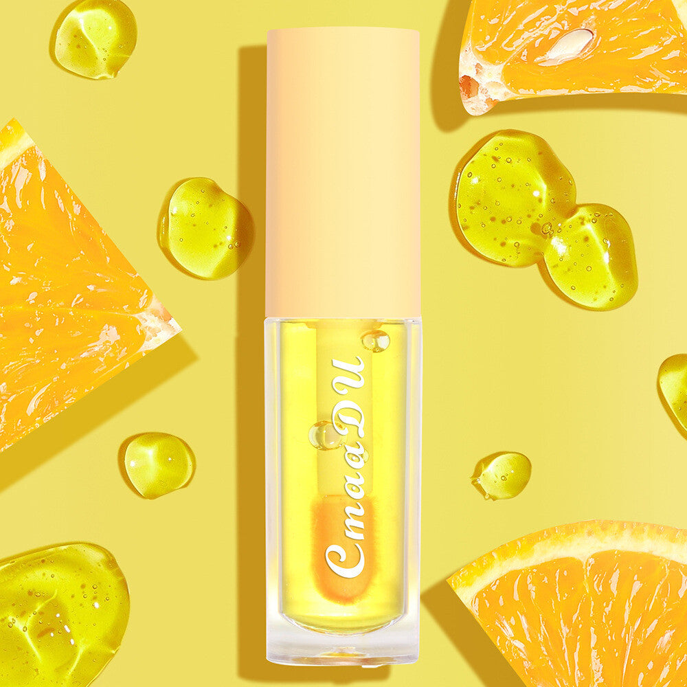 6-Color Fruit Flavored Lip Tint - Color Changing, Sheer Glossy Finish Lip Gloss