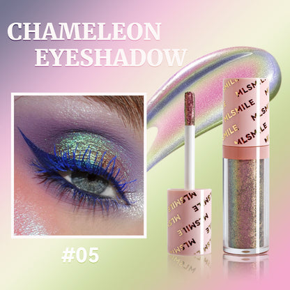 Chameleon Liquid Eyeshadow - Shimmer Metallic Shift, Iridescent Glitter Makeup