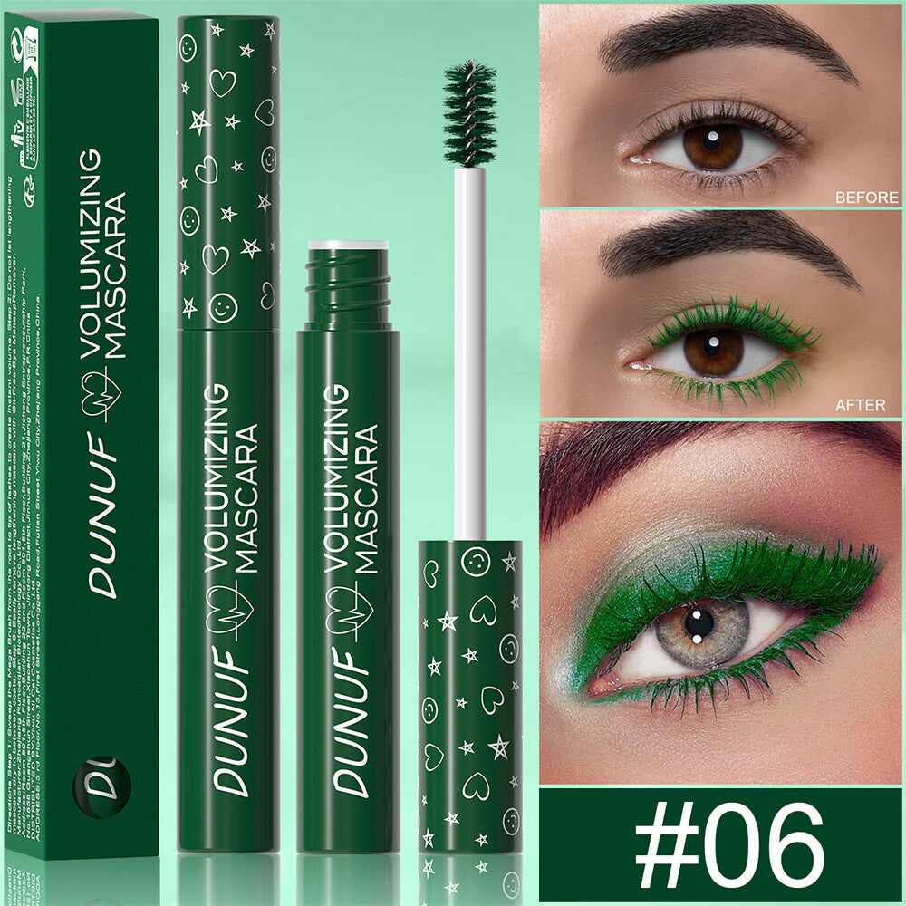 Colorful Waterproof Mascara Volumizing Lengthening Curl Lift Makeup for Women