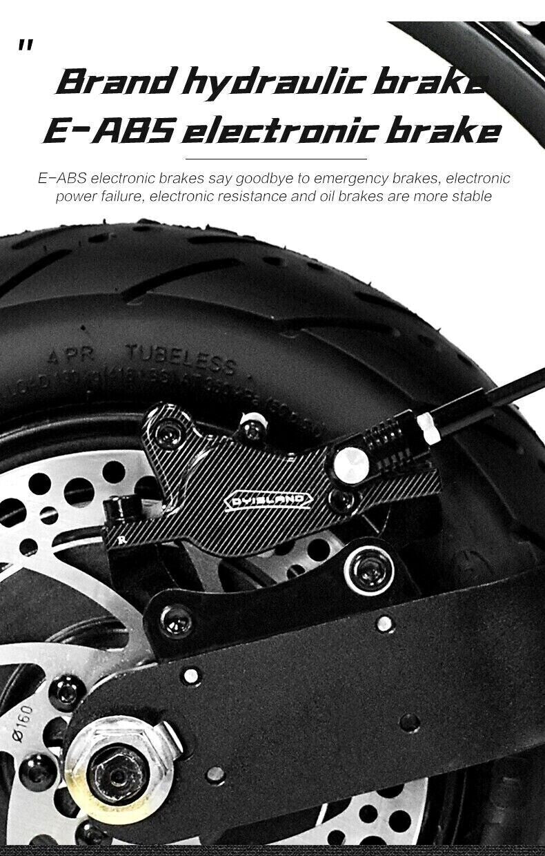 Off Road Dual Motor Electric Scooter Adult with Seat 11" Folding 55+MPH 5600W