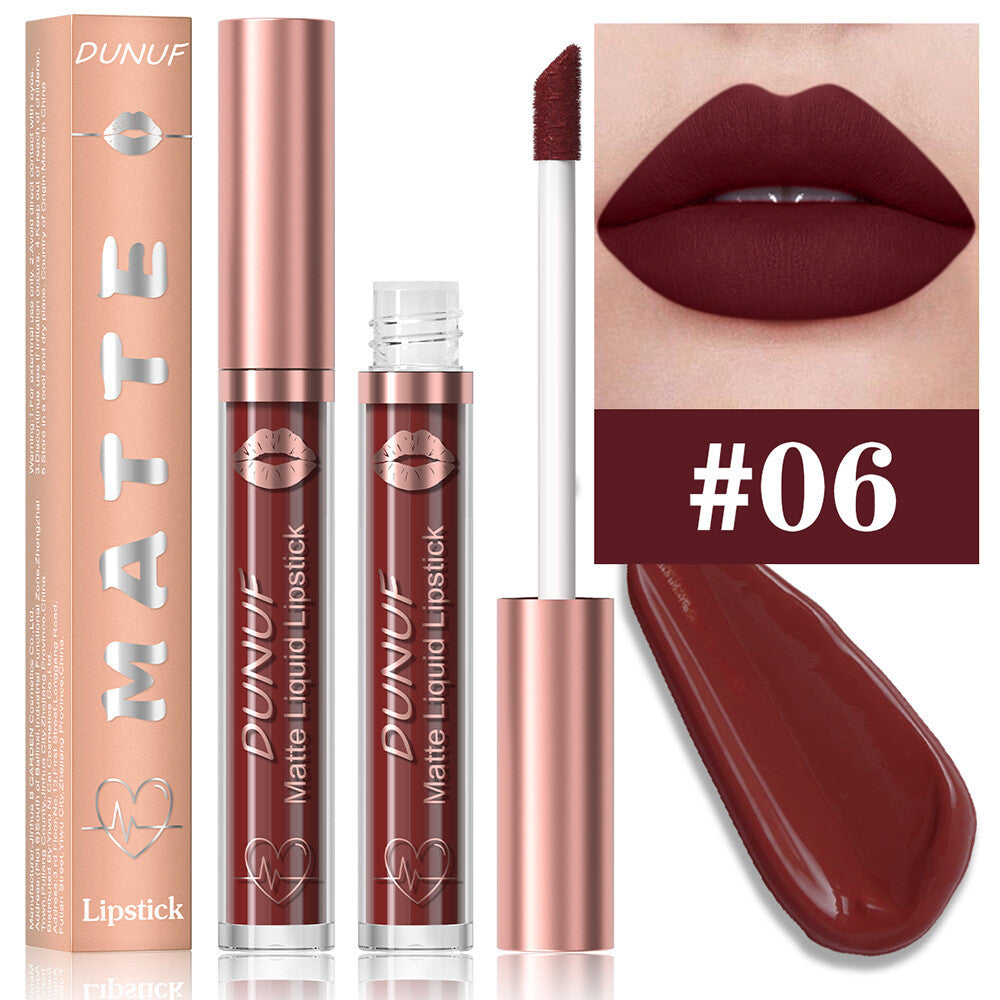 💄 18 Colors Matte Liquid Lipstick Waterproof Long Lasting Lip Gloss Oil