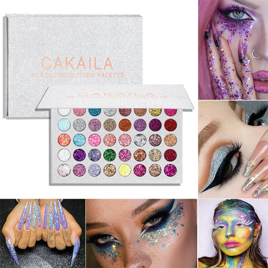 12-Color Shimmer Eyeshadow Palette - Velvet Sparkle, Long Lasting Eye Shadow
