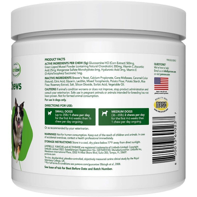 Hip & Joint Chews with Glucosamine & Omega 3 for Mobility Support