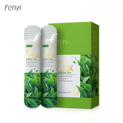 Green Tea Series Skin Care Set Essence Face Wash Skin Masks Eye Cream Toner