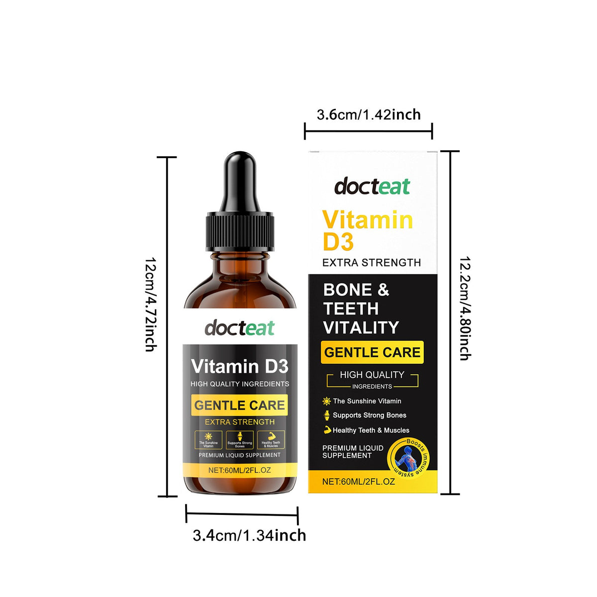 Docteat Joint Nourishment Drops - Gentle Body Massage Alternative Supplement