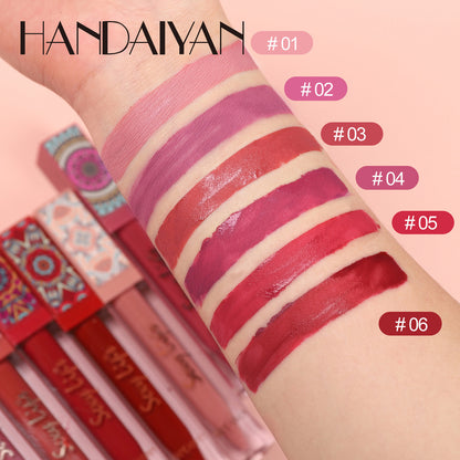 Bohemian Matte Liquid Lipstick Set - Velvet Long Lasting Non-Stick Lip Gloss