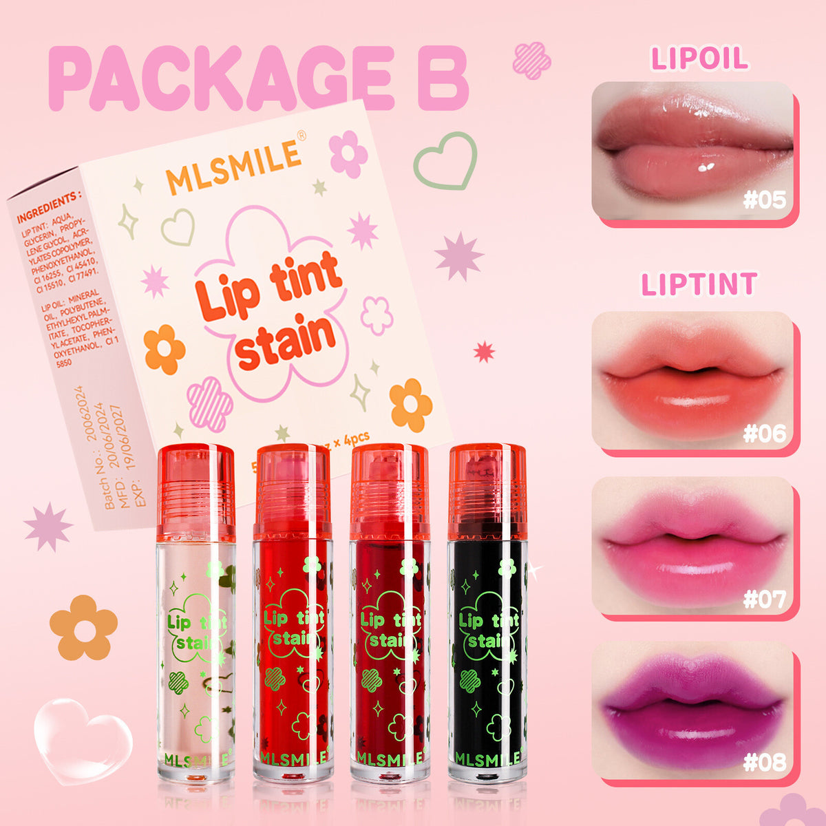 3pcs Lip Plumper Oil Lip Gloss Set Mirror Like Lip Glaze Pouty Transparent