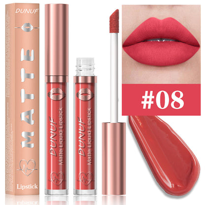 💄 18 Colors Matte Liquid Lipstick Waterproof Long Lasting Lip Gloss Oil