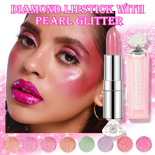 Shimmer Lipstick ✨ Moisturizing & Highly Pigmented 💋 Multi-Use as Eyeshadow