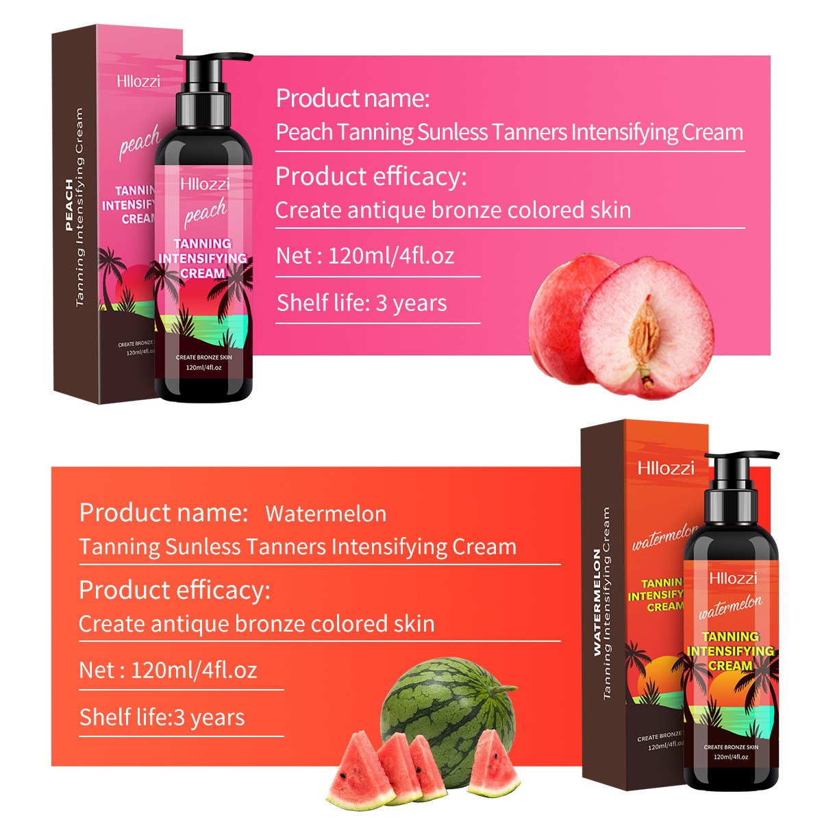 Tropical Fruit Self Tanner - Waterproof Gel, Buildable Natural Glow Self-Tanning