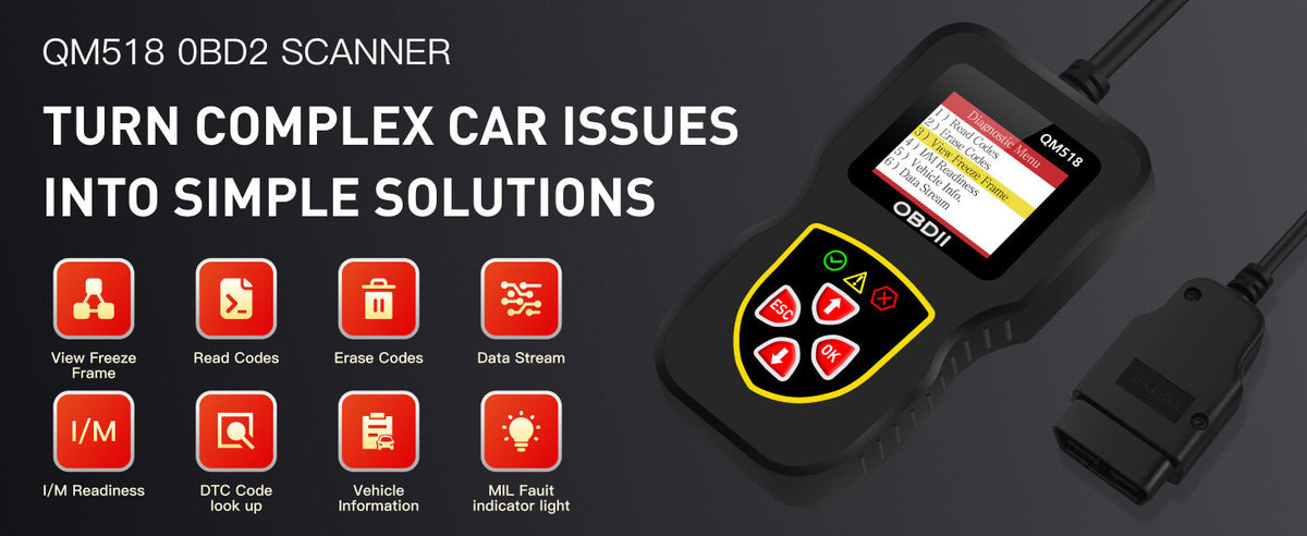 2025 New Model OBD Car Fault Diagnostic Service Tools Code Readers Scanners