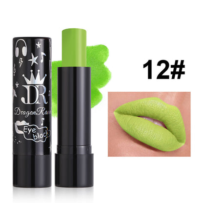 Matte Halloween Lipstick Face painting - Vampire Red, Green, White & Black