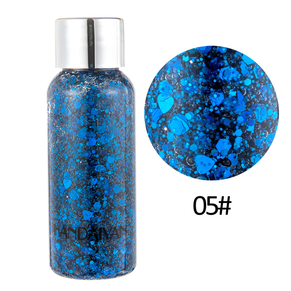 Liquid Glitter Eyeshadow Gel - Face & Body Sparkle, Longwear Shimmer Eye Shadow
