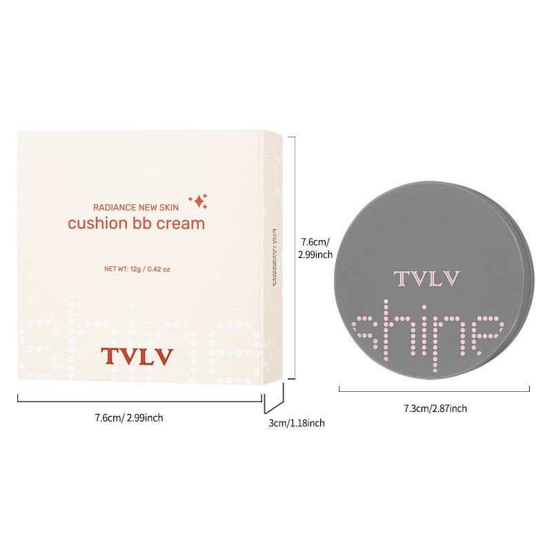 Full Coverage Cushion BB Tinted Moisturizer - Waterproof Brightening Contour
