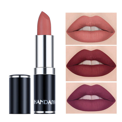 Velvet Matte Lipstick – Waterproof, Long-Lasting & Smudge-Proof Red Nude Purple
