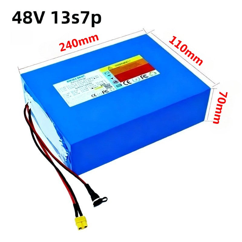 48V 45Ah 13S7P High Capacity Li-ion Battery with BMS for E-Bike E-Scooter