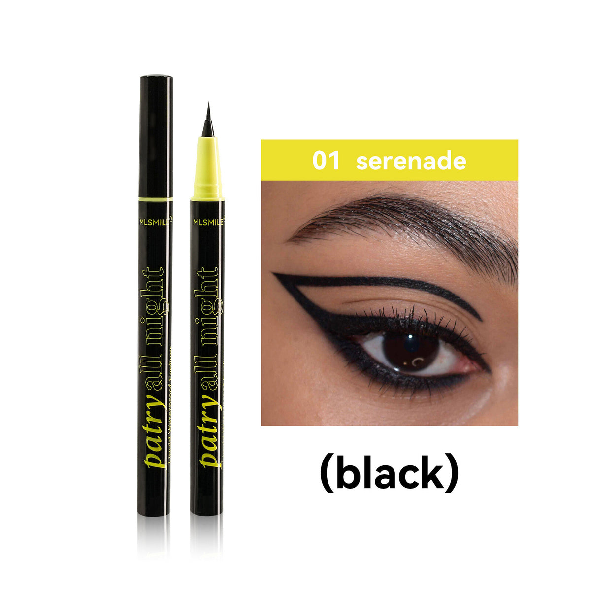 Liquid Eyeliner Eyes Pencil Makeup for Women Waterproof Black/White/Silver/Brown
