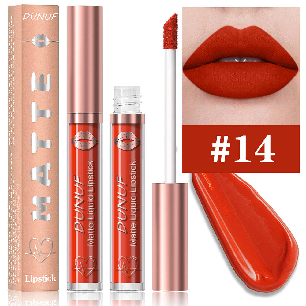 💄 18 Colors Matte Liquid Lipstick Waterproof Long Lasting Lip Gloss Oil