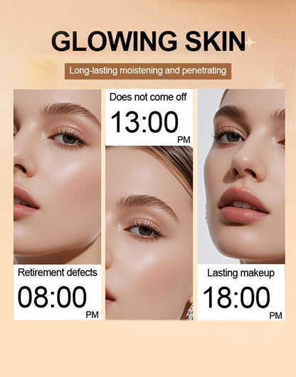 Full Coverage Cushion BB Tinted Moisturizer - Waterproof Brightening Contour