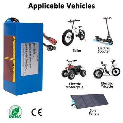 24V 35Ah 7S5P Li-ion Battery Pack High Power with BMS for Electric Bicycle