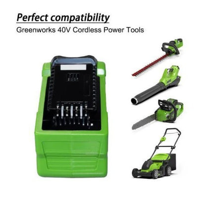 Replacement 40V Li-ion Battery for G-MAX Greenworks 29462 29472 Power Tools