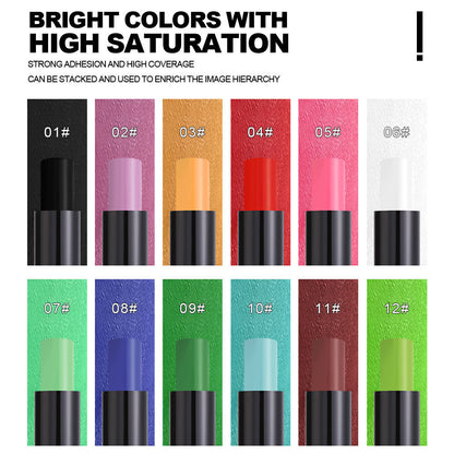 Matte Halloween Lipstick Face painting - Vampire Red, Green, White & Black