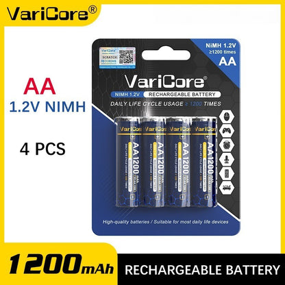 VariCore 1.2V Ni-MH AA 1200mAh Rechargeable Battery for Toys Remote
