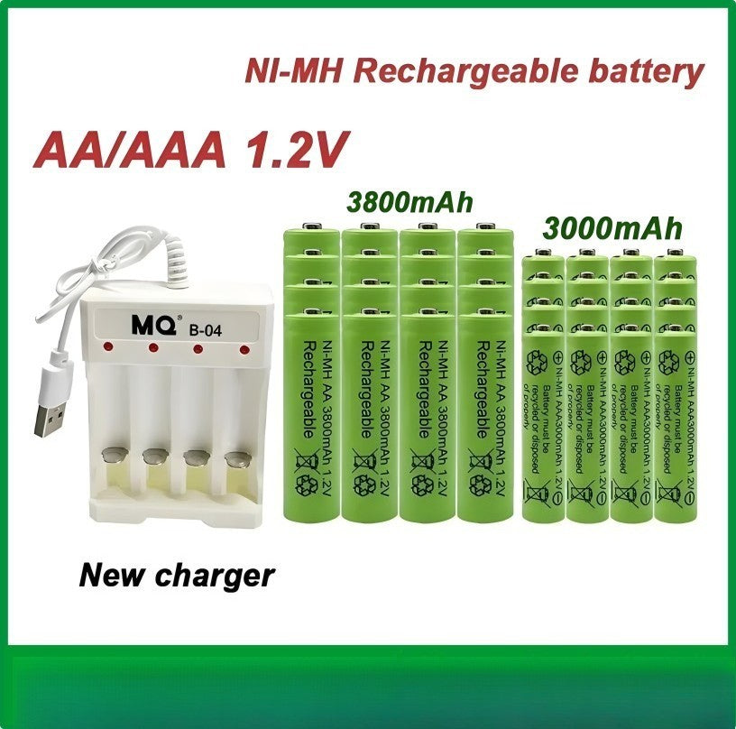 Industrial Grade AA AAA 1.2V Alkaline Battery Pack for Toys Remote Control