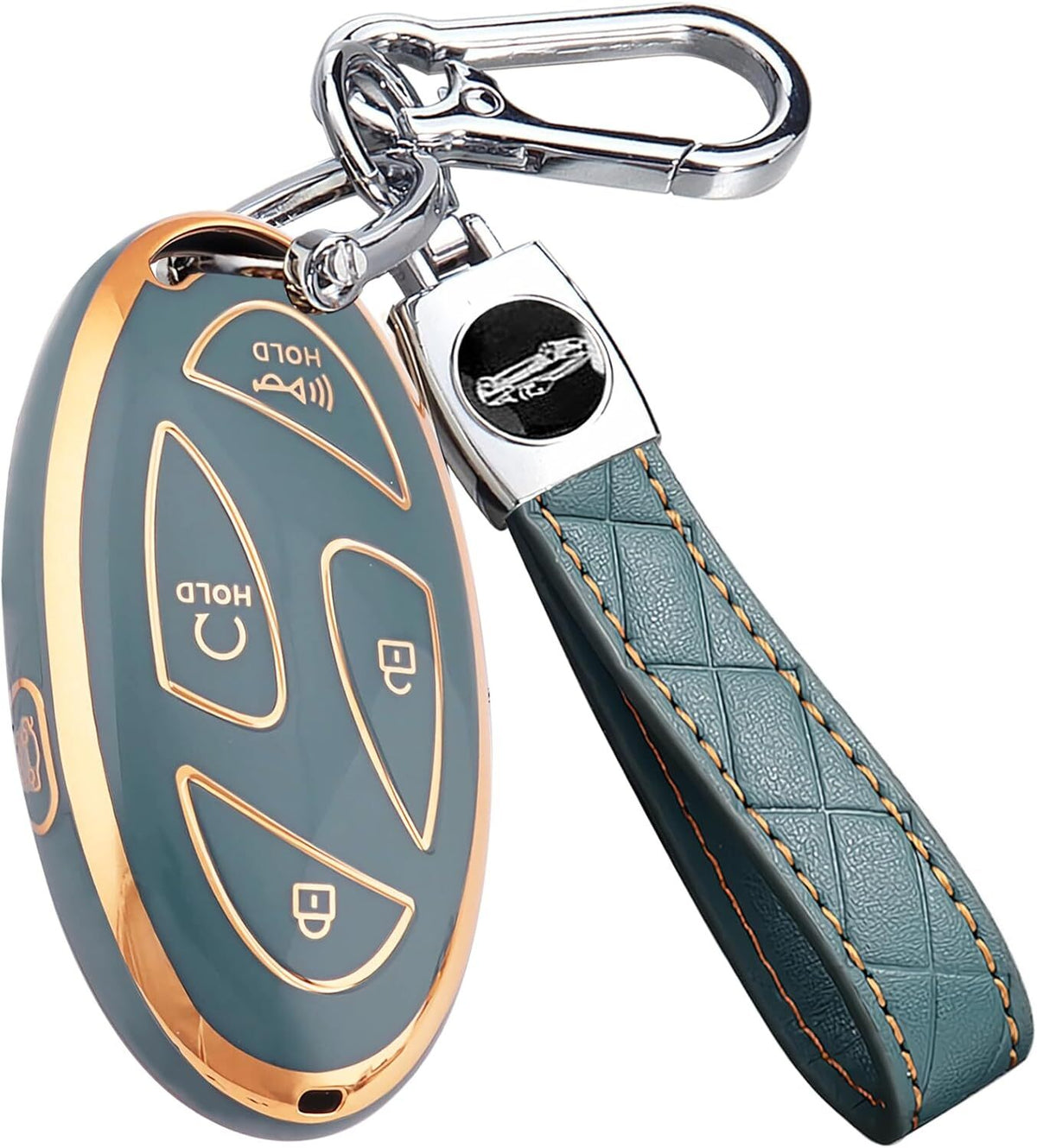 Key Fob Cover for Hyundai with Keychain Soft TPU Key Case Shell for Hyundai Key