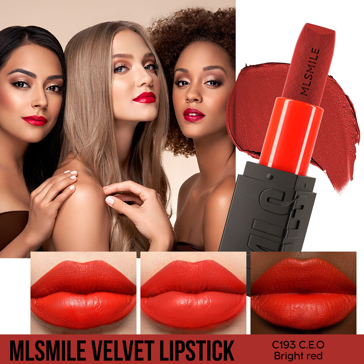 Velvet Matte Lipsticks Pencil Waterproof Red Non-stick Cup Makeup Lip Tint Pen