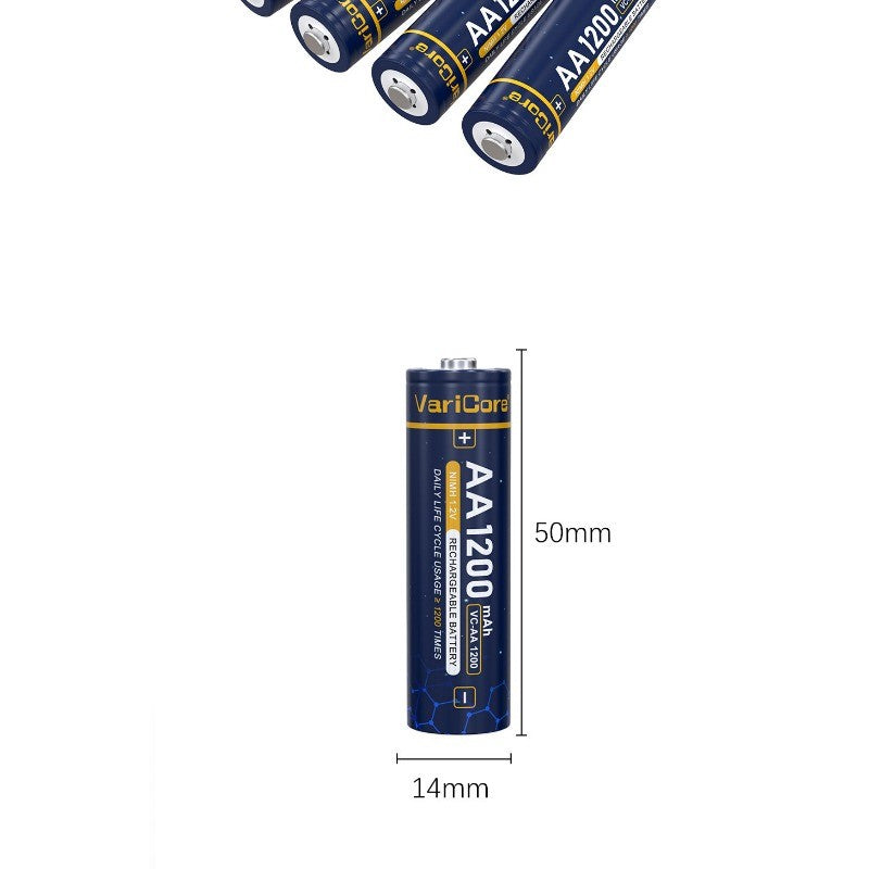 VariCore 1.2V Ni-MH AA 1200mAh Rechargeable Battery for Toys Remote
