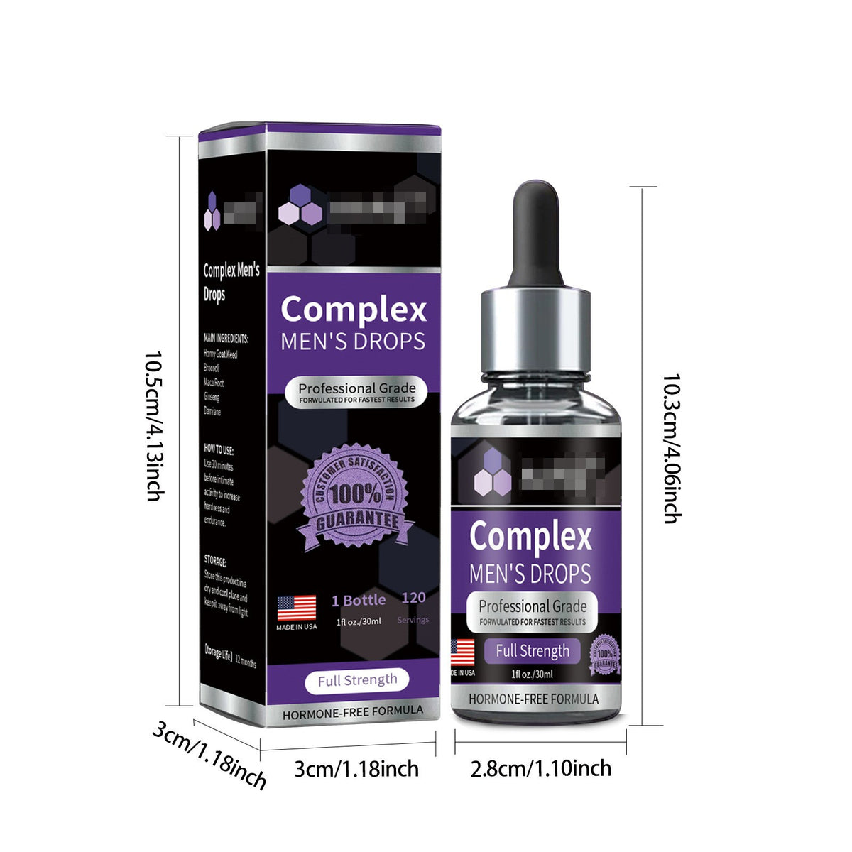 Complex Men's Drops Active Maca Drops ginseng Epimedium herb Sexual Remedies