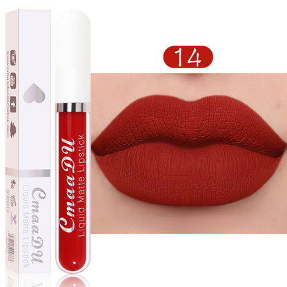 18 Colors Matte Liquid Lipstick - Waterproof, Transfer-Resistant Lip Gloss