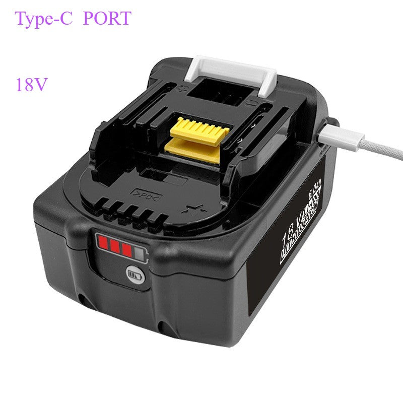 Makita BL1850 18V 6.0Ah Li-ion Battery with Type-C 65W Input/Output