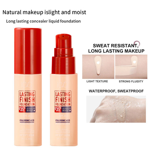 24H Wear BB Cream Foundation - Matte Finish, Oil Control, Tinted Moisturizer