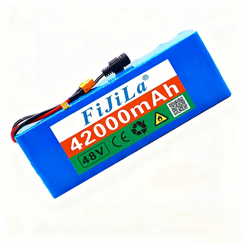 48V 42Ah 13S3P Li-ion Battery Pack with BMS for Electric Scooter E-Bike