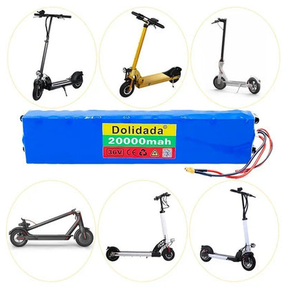 Xiaomi M365 36V 20Ah Li-ion Battery Pack with BMS for Electric Scooter